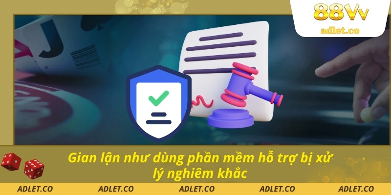 Gian lận như dùng phần mềm hỗ trợ bị xử lý nghiêm khắc